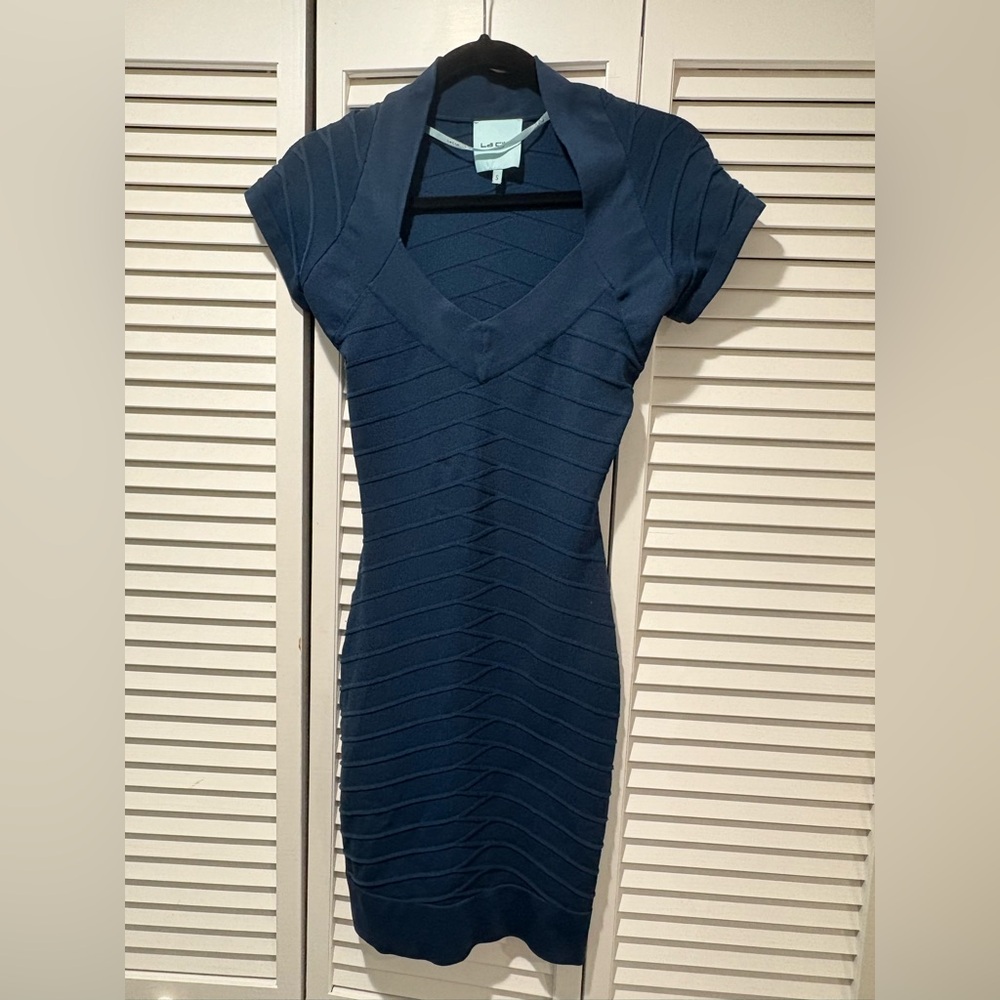 Elegant Navy Mini Dress